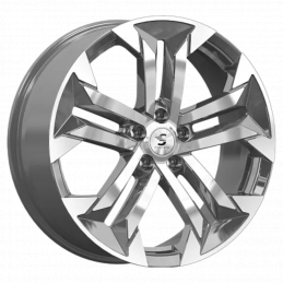 КиК КР015 (19_Geely Tugella) 7.5x19 PCD5x108 ET46 DIA 63.35  Diamond gloss graphite